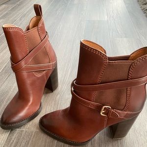 COACH -brown ankle boot